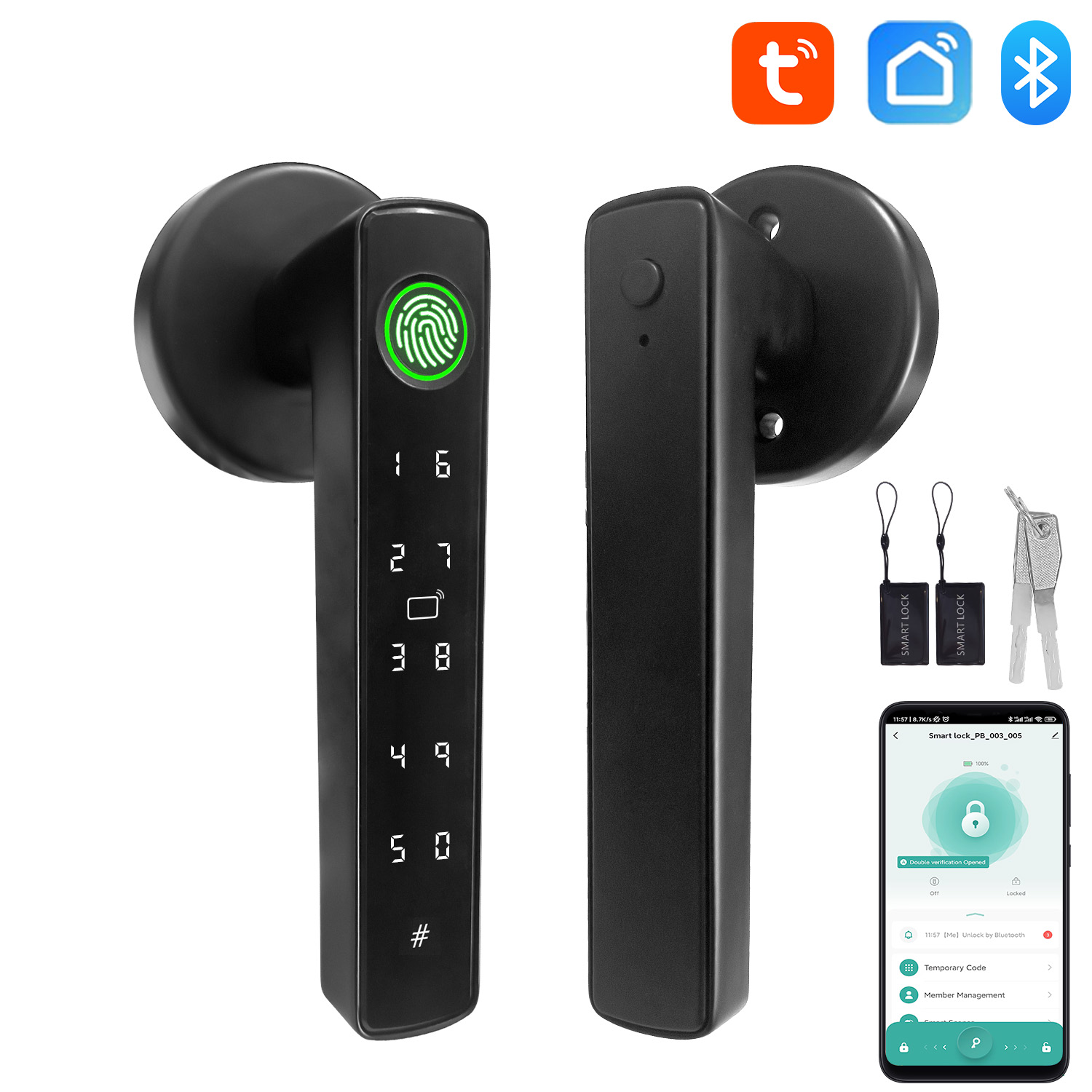Home Automation Tutorial - Serrure de porte intelligente Bluetooth Tuya,