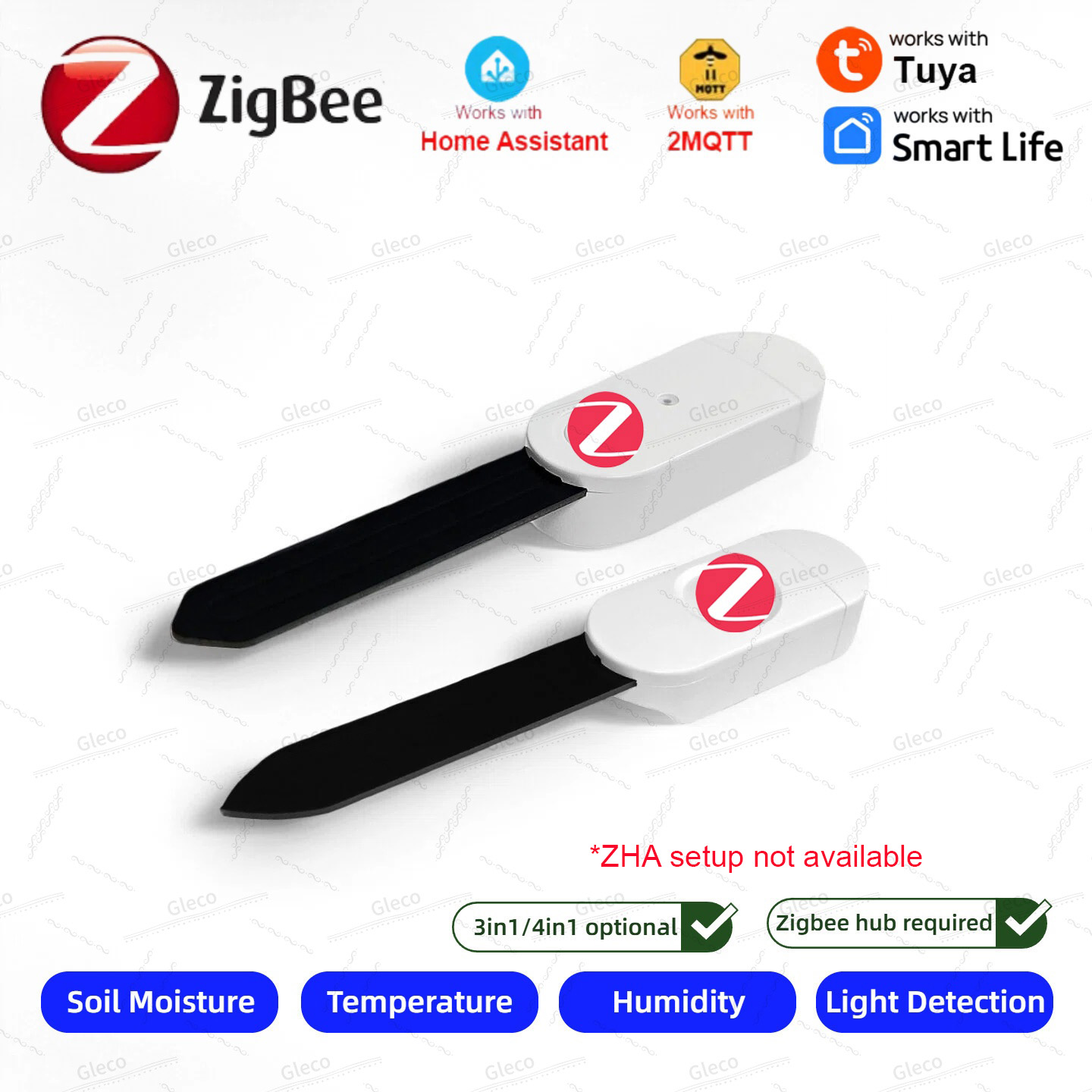 Home Automation Technology - Capteur d'humidité du sol Zigbee, testeur
