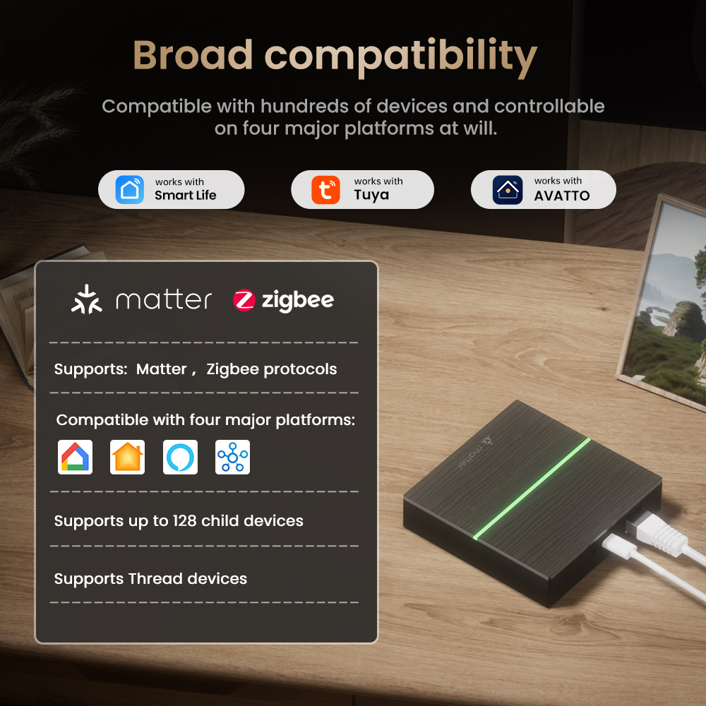 AVATTO Matter Smart Wired Gate - Matter Hub Thread avis et prix
