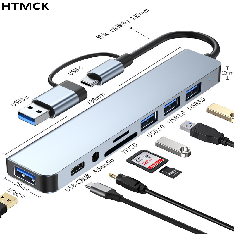 Hub USB-C 8-en-2 avec station  - Home Assistant Sd avis et prix